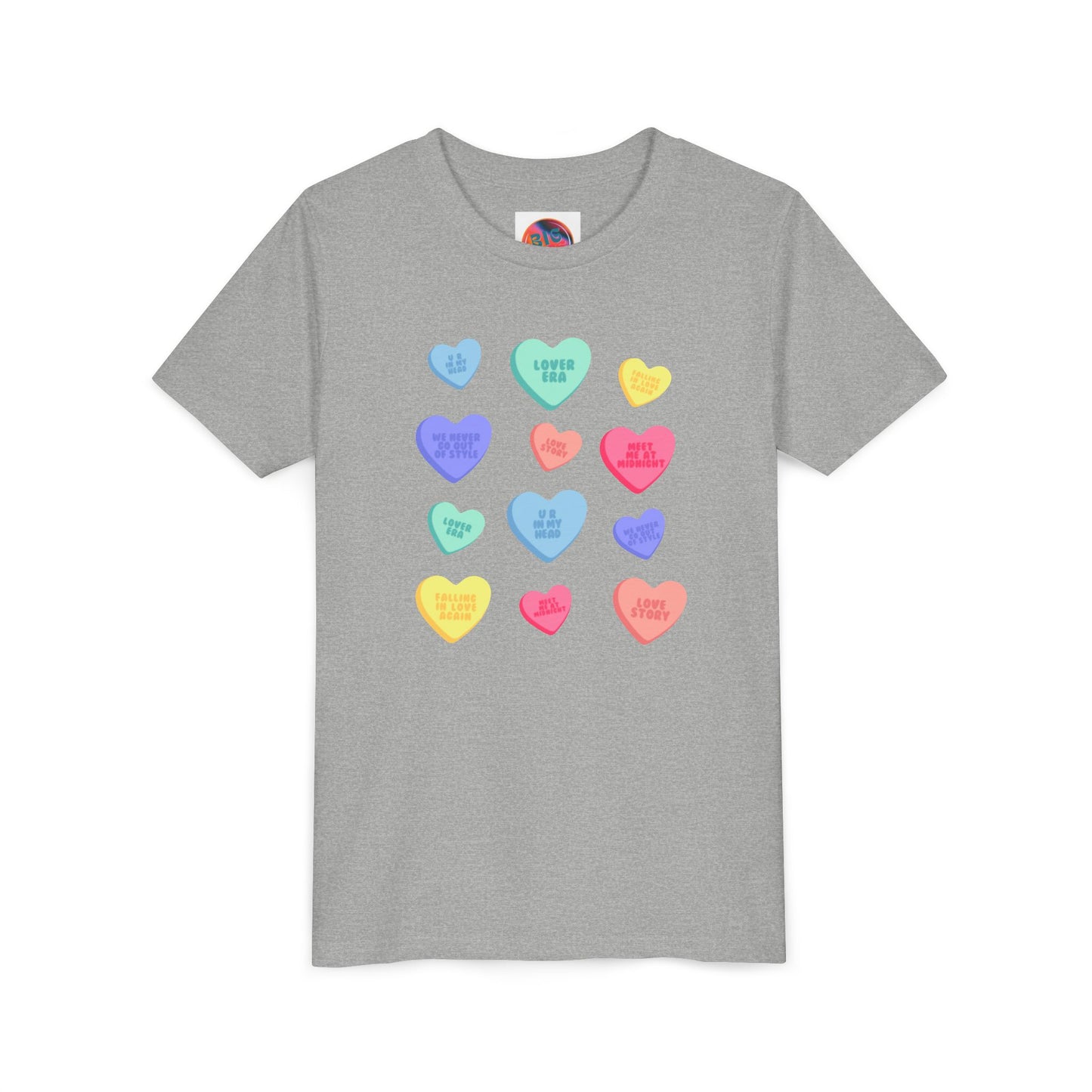 "Swiftie Candy Hearts" Valentine’s Day Kids’ Shirt