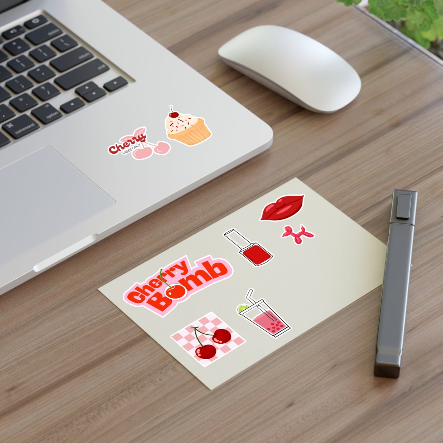 Cherry Stickers: A deliciously cute way to express your personal style!