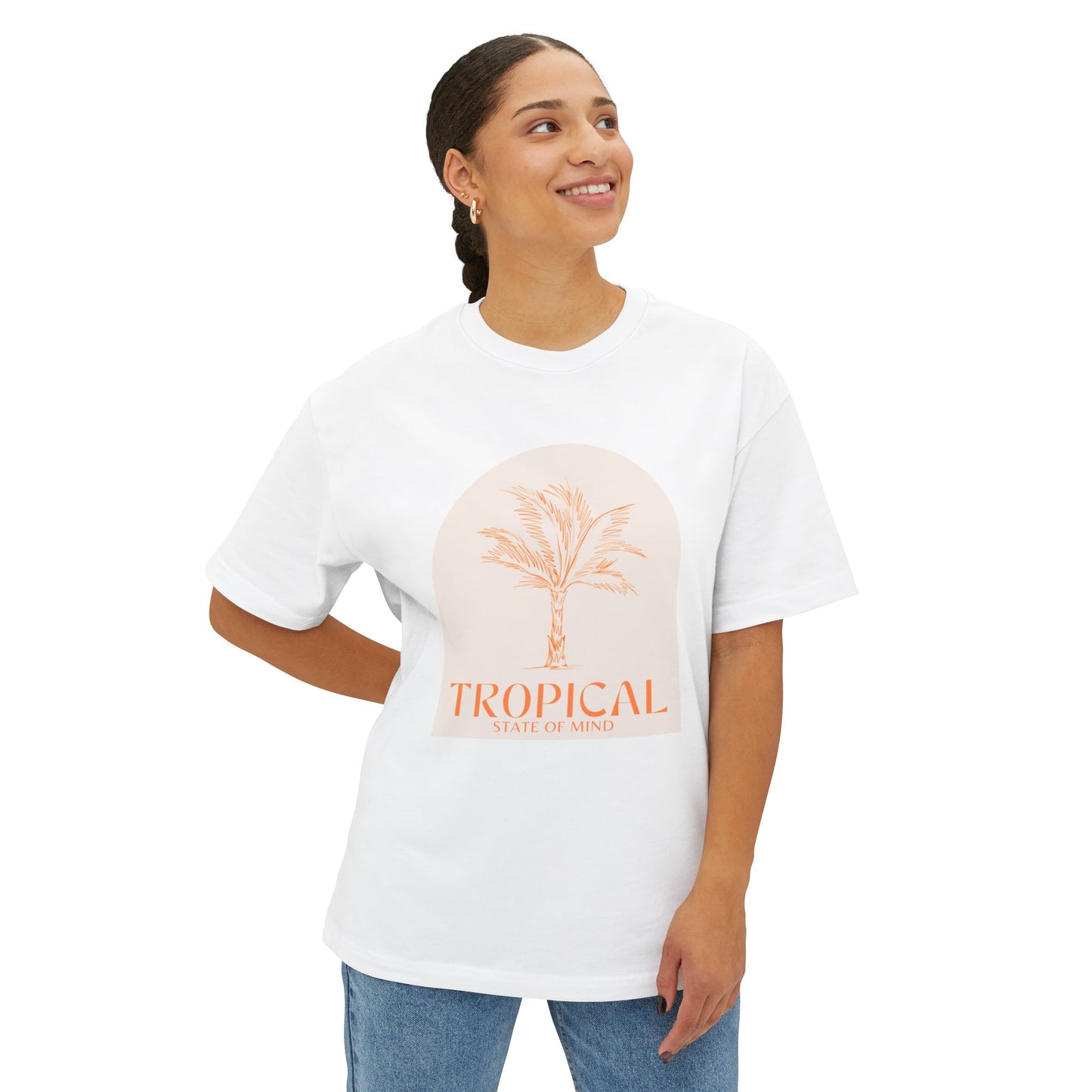 Tropical State of Mind T-shirt - because paradise is just a shirt away! 🌞🌴