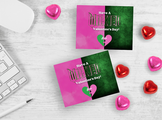 Wickedly Yours Printable Valentine’s Day Card